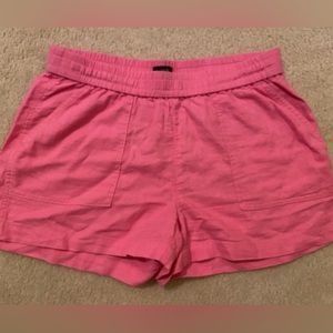 J Crew hot pink linen shirts sz XS